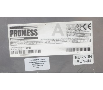 PROMESS S3106 1-NA-024 1NA024  S31061-NA-024 S31061NA024