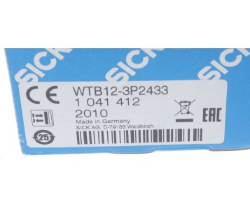 SICK WTB12-3P2433 WTB123P2433 1041412   ! NEW ! 