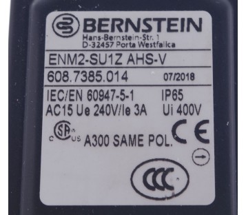 BERNSTEIN ENM2-SU1Z AHS-V ENM2SU1ZAHSV 608.7385.014  6087385014 ! NEW !