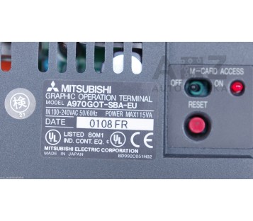 MITSUBISHI A970GOT-SBA-EU + A9GT-RS4 ( A970GOTSBAEU + A9GTRS4 )