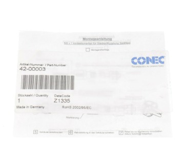 CONEC 42-00003 4200003 ! 2pcs   ! new !