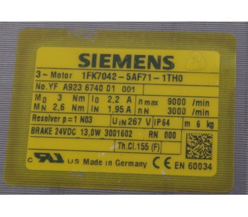 SIEMENS 1FK7042-5AF71-1TH0 1FK70425AFF711TH0  ! NEW !