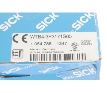 SICK WTB4-3P3171S65 WTB43P3171S65 1054788 ! new !