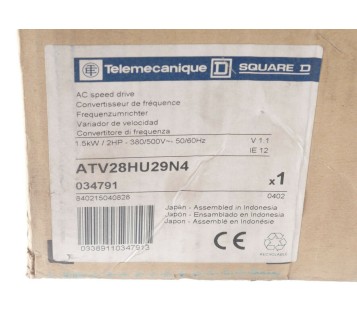 TELEMECANIQUE 034791 ATV28HU29N4 