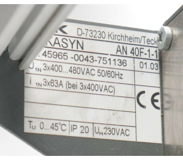 AMK AMKASYN AN 40F AN40F AN40F-1-1 AN40F11