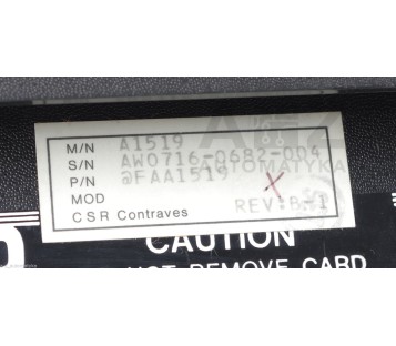 CSR CONTRAVES DC SERVO CONTROLLER NC 400 NC400 A1519 FAA1519 @FAA1519