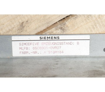SIEMENS 6SC6901-0VR07 6SC69010VR07 