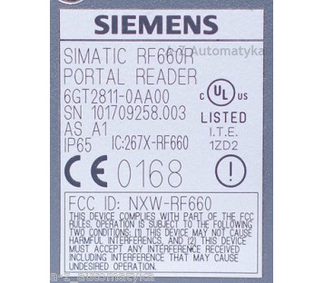 SIEMENS RF660R PORTAL READER 6GT2811-0AA00  6GT28110AA00