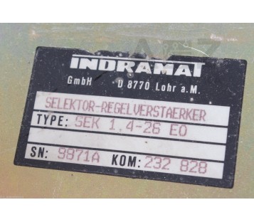 INDRAMAT TSS 2/034 SEK 1.4-26 EO MDC 10.20 F TSS2/034 SEK1.4-26 EO MDC10.20F DC 