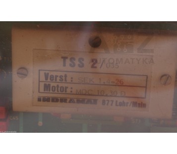 INDRAMAT TSS 2/035 SEK 1.4-26 EO MDC 10.30 D TSS2/035 SEK1.4-26 EO MDC10.30D DC 