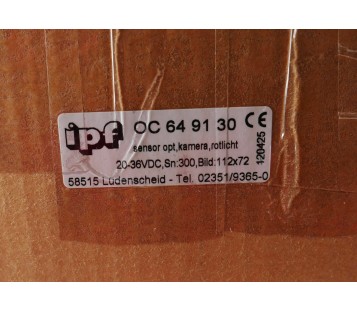 IPF OC649130 sensor optical, camera ! NEW !