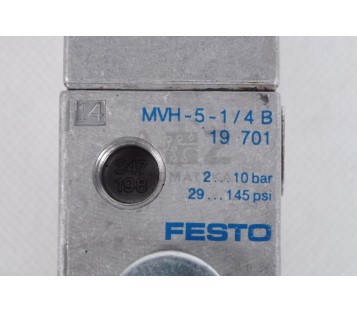 FESTO MVH-5-1/4B   MVH51/4B  MVH514B 19701 + MSV-3 MSV3 119807