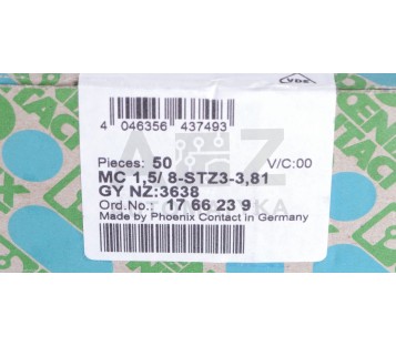 PHOENIX CONTACT MC 1,5/8-STZ3-3,81 1766239  Pluggable Terminal  ! 10PCS ! NEW !