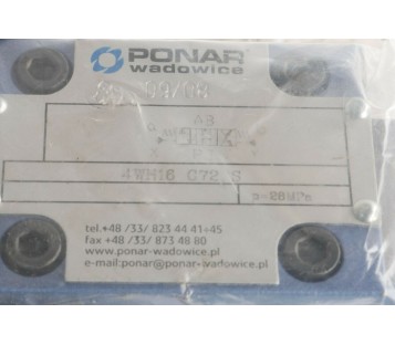 PONAR 4WH16 C72 S 4WH16C72S Z2FS6-30 Z2FS630  ! NEW ! 