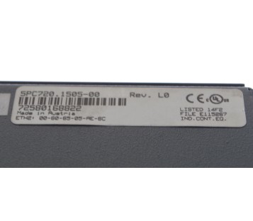 B&R 5PC720.1505-00  5PC720150500   REV.L0 5P62:0A-01