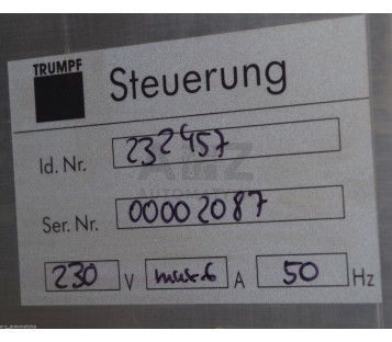 TRUMPF SIEMENS  STEUERUNG 232457  BGTR TASC200 BGTRTASC200 CHASSIS RACK CASE