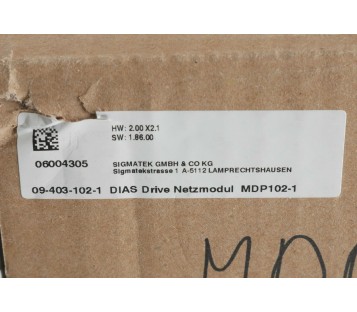 SIGMATEK MDP 102-1 MDP1021 