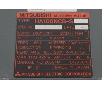 MITSUBISHI HA100NBS-E33 OSE253 HA100NBSE33 