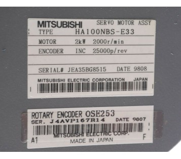 MITSUBISHI HA100NBS-E33 OSE253 HA100NBSE33 