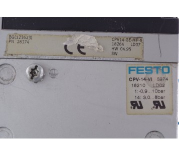 FESTO CPV-14-VI CPV14VI 18210 CPV14-GE-MP-6 CPV14GEMP6 18264 