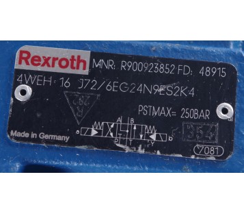 REXROTH 4WE6J62EG24N9K4 + Z2FS 6-2-43/1Q + 4WEH16J72/6EG24N9ES2K4 R900561288