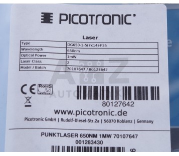 PICOTRONIC LASER DG650-1-5(7X14)-F35  DG65015(7X14)F35  70107647 80127642 ! new 