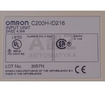 OMRON INPUT UNIT ID216 C200H-ID216  C200HID216