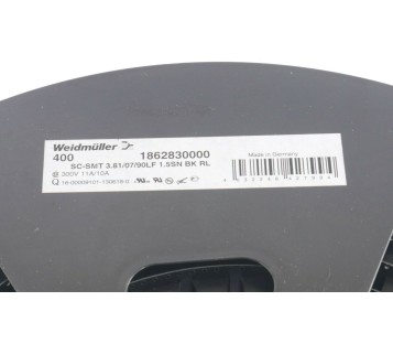WEIDMULLER 1862830000 SC-SMT 3.81/07/90LF 1.5SN BK RL ! 50PCS ! NEW ! 