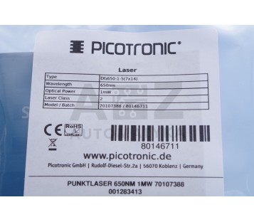 PICOTRONIC LASER DG650-1-5(7X14)  DG65015(7X14)  70107388 80146711 ! new 