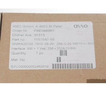 AMO WMKA2010S.1510..08-20-256-0,20-16S15-IU S024 1157647-59  ! NEW ! 