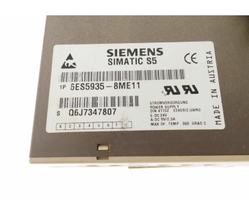 SIEMENS 6ES5935-8ME11 6ES59358ME11 