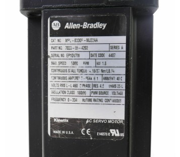ALLEN BRADLEY MPL-B330P-MJ22AA  MPLB330PMJ22AA 7033-05-4202