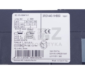 SIEMENS 3RS1440-1HB50 3RS14401HB50
