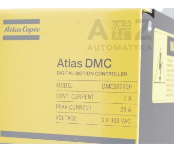 ATLAS COPCO DIGITAL MOTION CONTROLLER DMC DMC50720P  56N517C