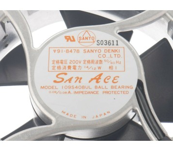 SANYO DENKI I09S408UL SAN ACE  ! NEW ! 