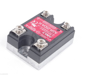 ANLY ASR-25DA-H  ASR25DAH Solid State Relay Module 4-32VDC 48-480VAC 25A ! 2PCS 