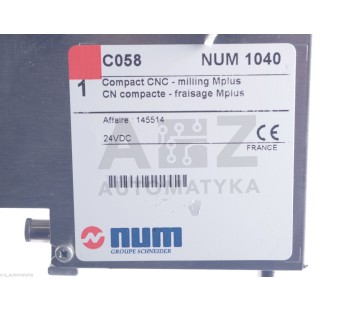 NUM 1040 C058 COMPACT CNC MILLING MPLUS 145514 