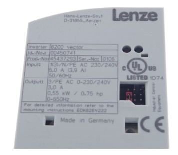 LENZE E82EV551_2B E82EV5512B  00450741 45437293 
