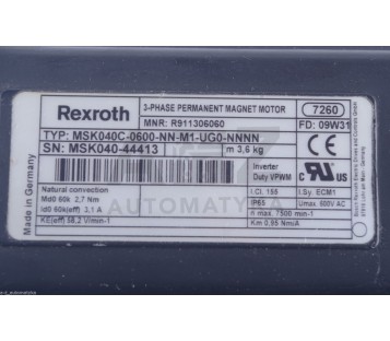 REXROTH MSK040C-0600-NN-M1-UG0-NNNN  (MSK040C0600NNM1UG0NNNN )