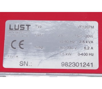 LUST VF1207M 