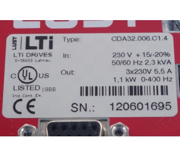 LUST LTI DRIVES CDA32.006,C1.4  CDA32006C14 