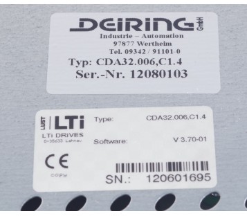 LUST LTI DRIVES CDA32.006,C1.4  CDA32006C14 