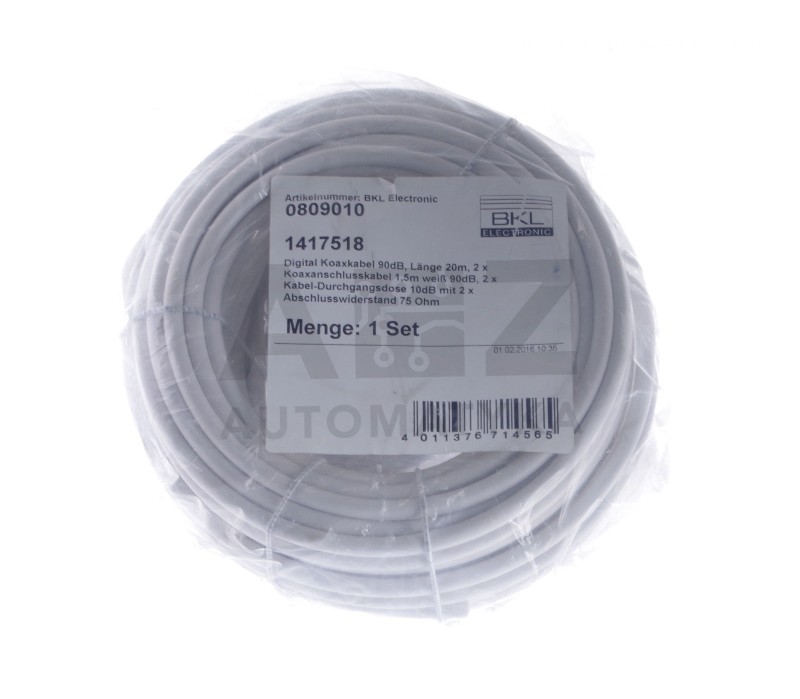 BKL ELECTRONIC 0809010 1417518 Koaxialkabel Coax CABLE 6.60 mm, 75 Ohm,  ! new !