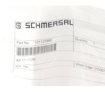 SCHMERSAL AZ 17-11ZK AZ1711ZK 101121960  ! NEW ! 