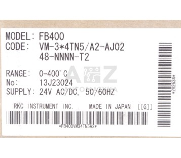 RKC FB400  VM-3*4TN5/A2-AJ  13J23024 ! NEW !