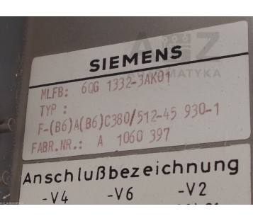 SIEMENS SITOR 6QG 1332-3AK01  6QG1332-3AK01 6QG13323AK01