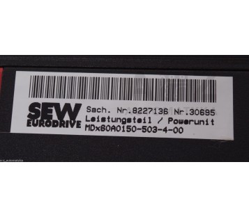 SEW MDS60A0150-503-4-00 MDS60A0150503400 8265089 MDX60A0150-503-4-00 8227136 DFP