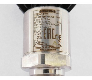 SIEMENS 7MF1565-5CA00-1AA1 7MF15655CA001AA1 0-10BAR ! NEW !