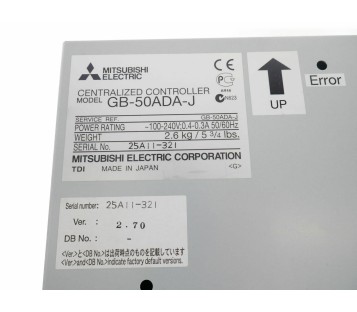 MITSUBISHI GB-50ADA-J GB50ADAJ 