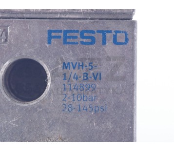 FESTO MVH-5-1/4-B-VI MVH514BVI 114899 + MSV-3 119807